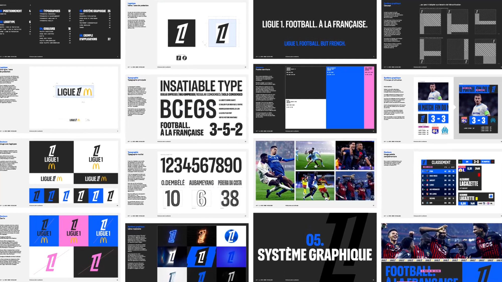 Ligue 1品牌形象设计：重塑法国足球视觉新纪元